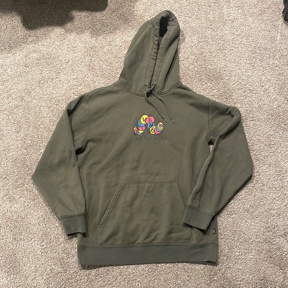 Green Vans hoodie, Size M